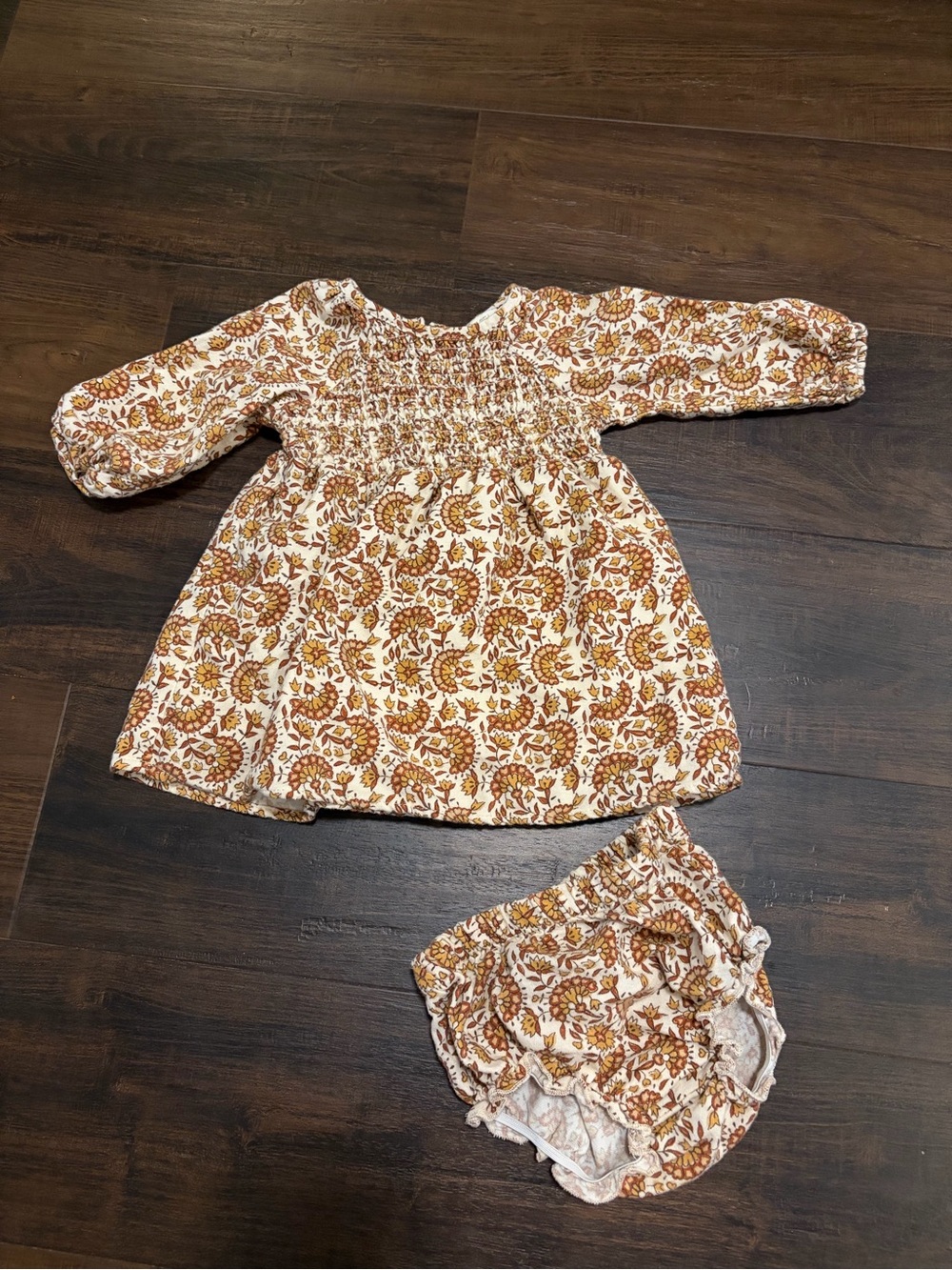 Chelsea and Violet Floral Smocked Set 6 Months